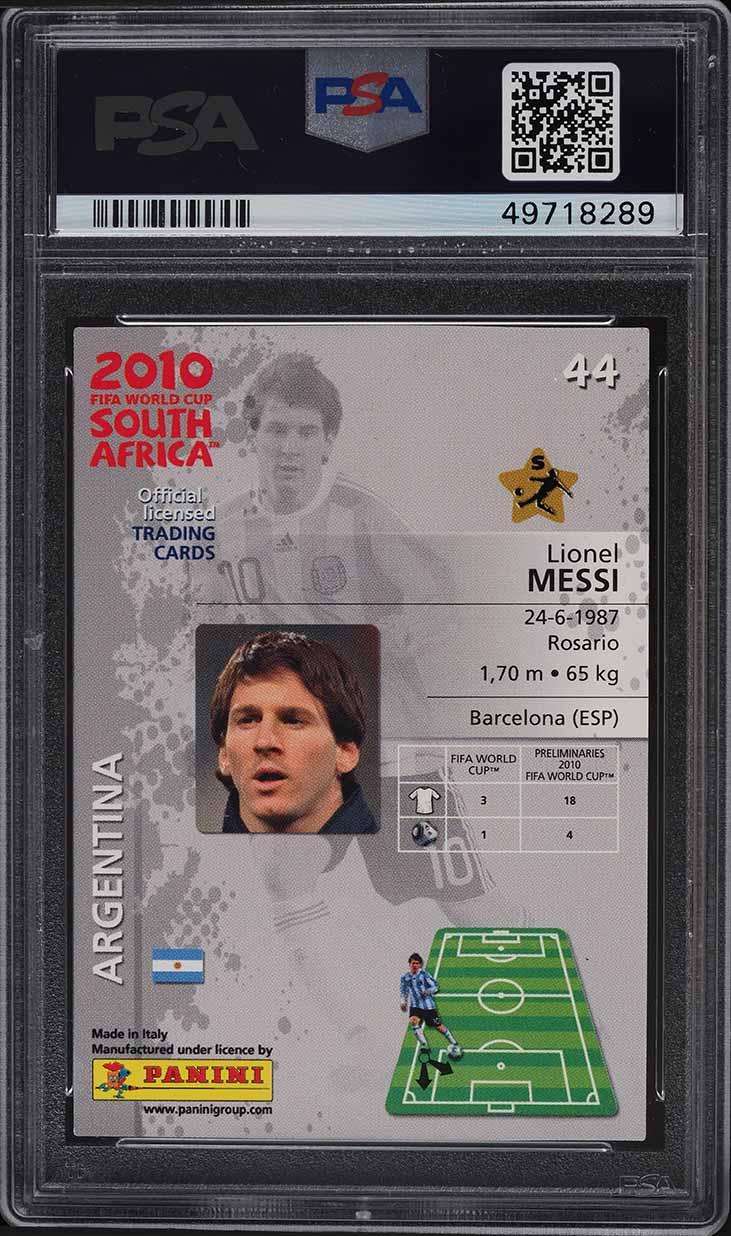 2010 Panini FIFA World Cup - South Africa - Back