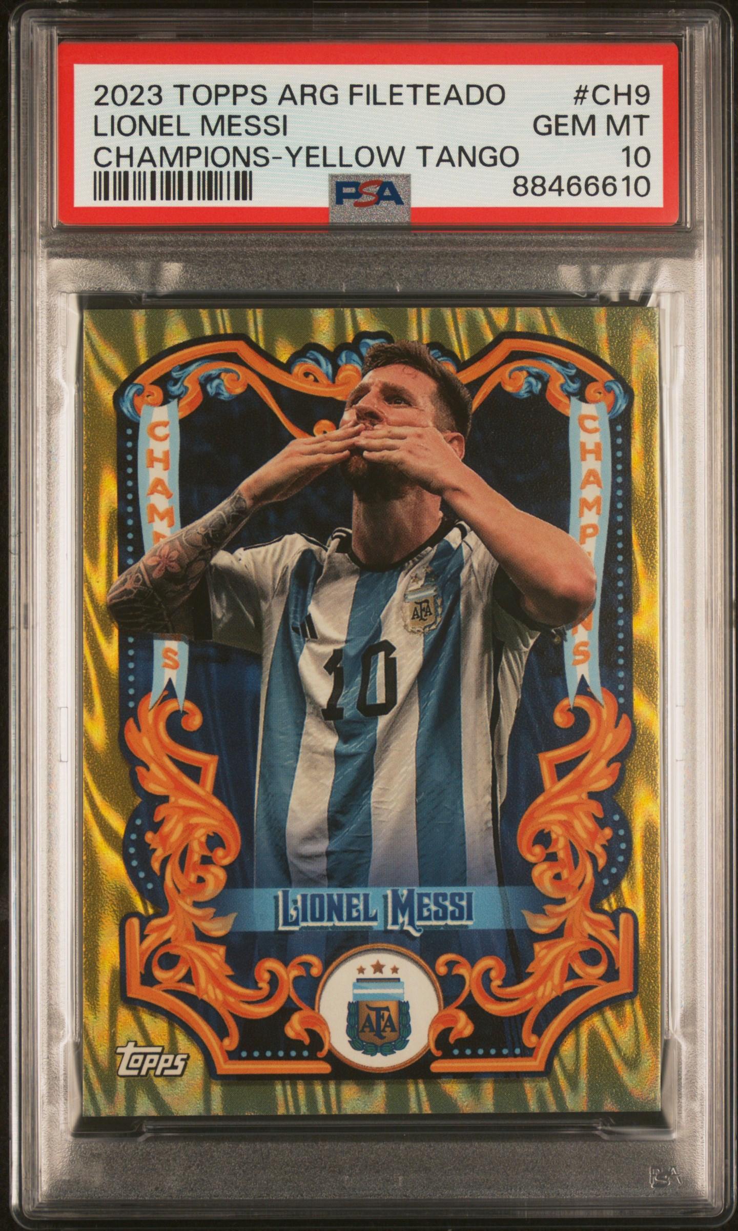 2023 Topps Argentina Fileteado – Champions Yellow Tango /150