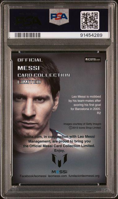 2013 Icons Official Messi – Scoring His First Goal - Back