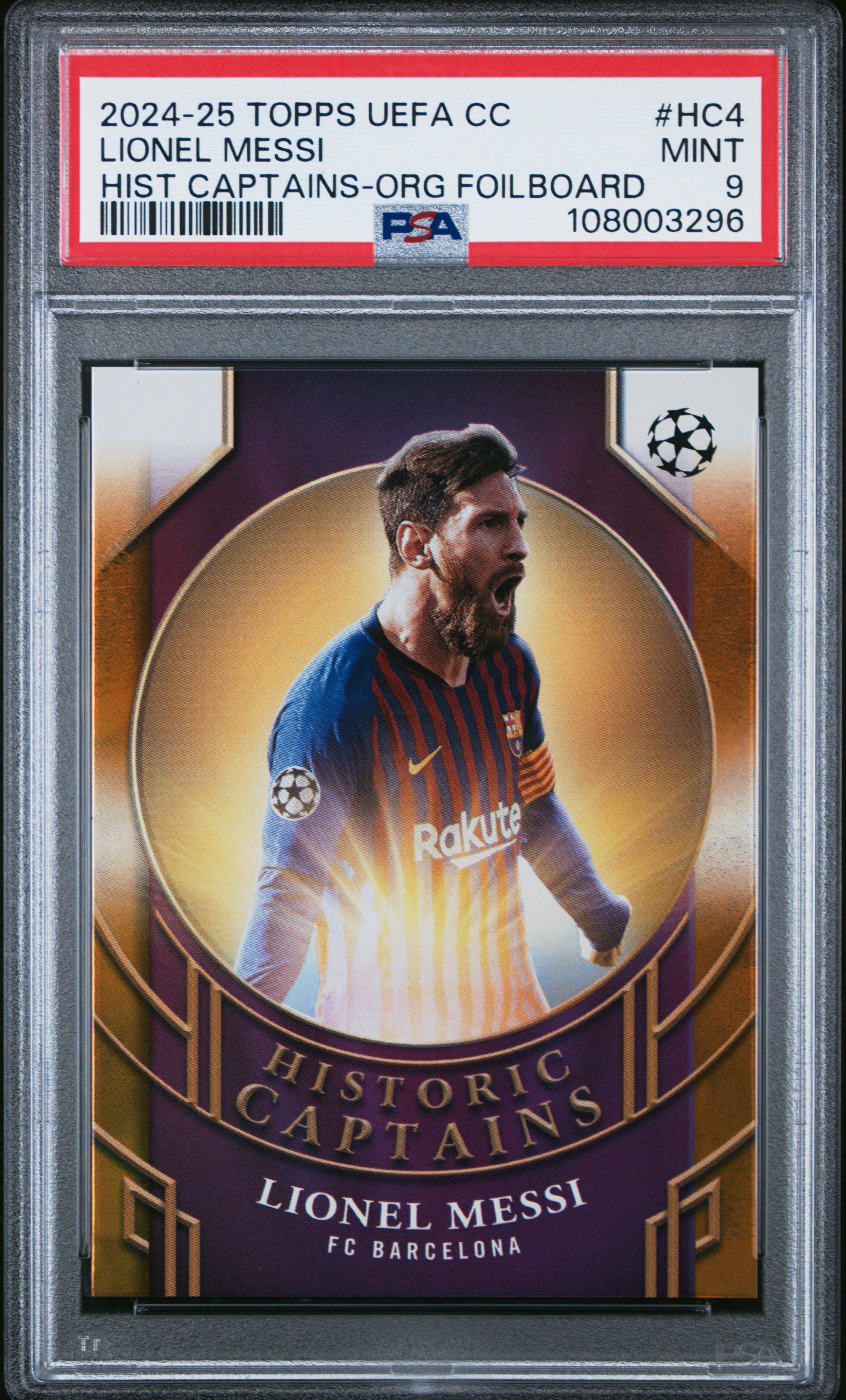 2024-25 Topps UCC — Historic Captains Orange Foilboard /25