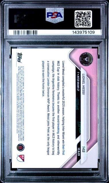 2025 Topps Now MLS — Back-to-Back MVP - Back